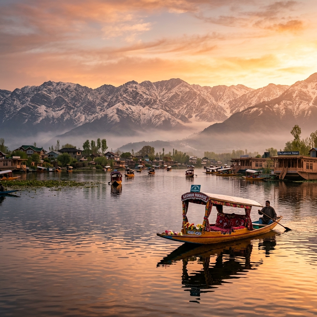 Dal Lake Scenic Srinagar